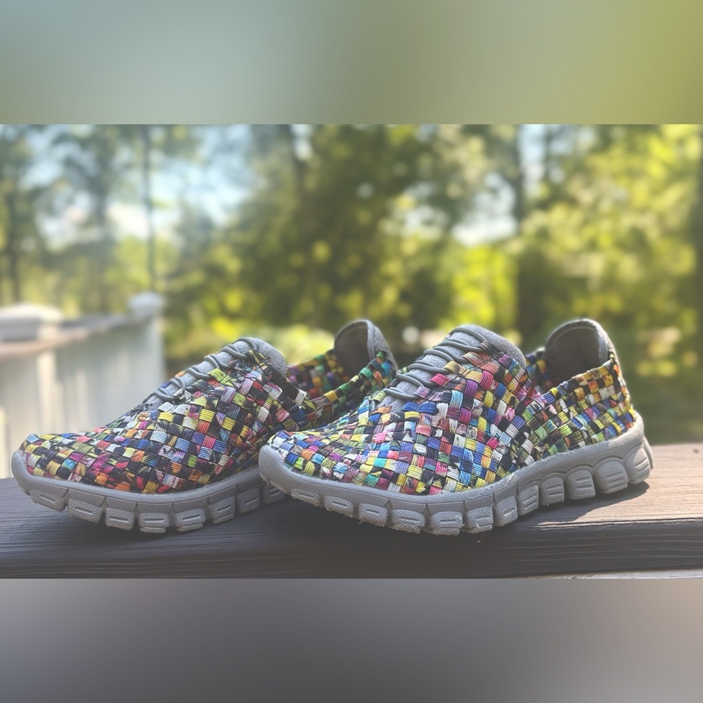 ZEE ALEXIS Danielle Woven Sneakers – Women’s Size: US 4.5 / EU 35